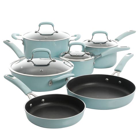 Andover 10 Piece Nonstick Aluminum Cookware Set