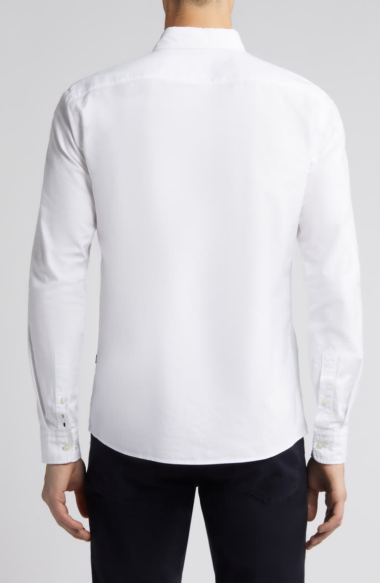 BOSS Roan Solid Button-Down Shirt, Alternate, color, 