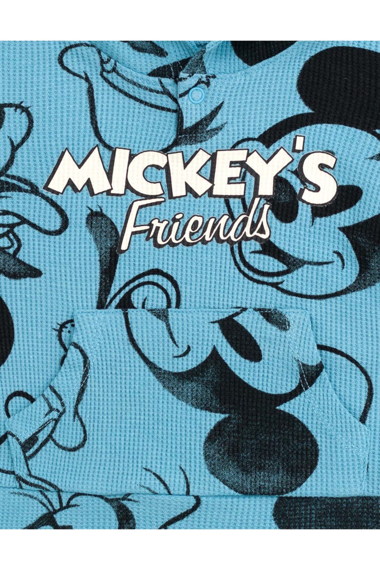 Mickey Mouse 2-Piece Hooded Tee and Shorts Set, Alternate, color, Mickey Pluto Blue