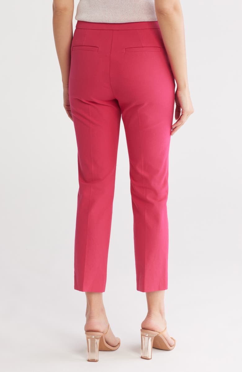 Trina Turk Kait Slim Pants, Alternate, color, Bougainvil