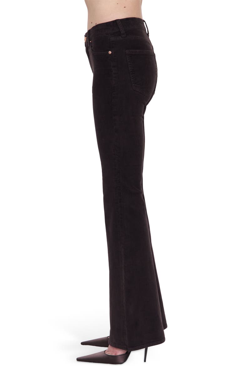 Pistola Kinsley Corduroy Flare Jeans, Alternate, color, Mocha