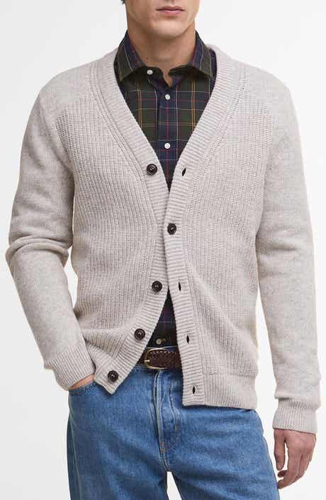 Barbour Mainland Ribbed Wool & Cotton Cardigan
