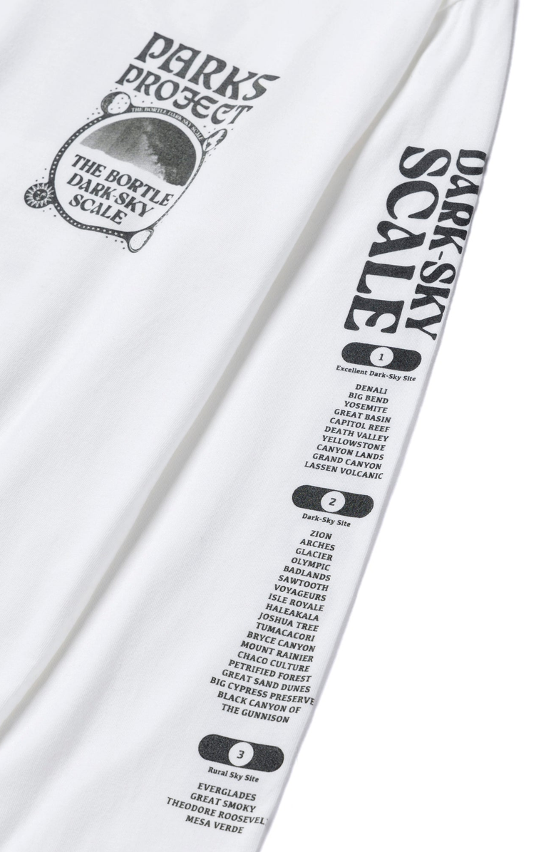 Parks Project Dark Sky Scale Long Sleeve Tee, Alternate, color, Marshmallow