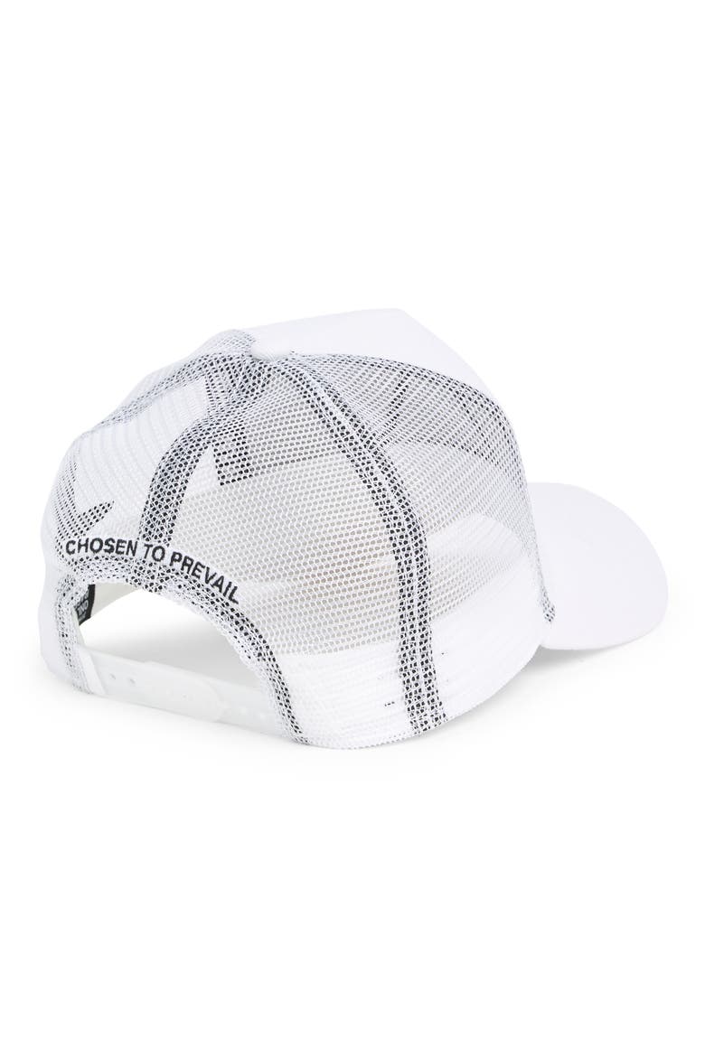 Mesh Trucket Cap, Alternate, color, WHITE