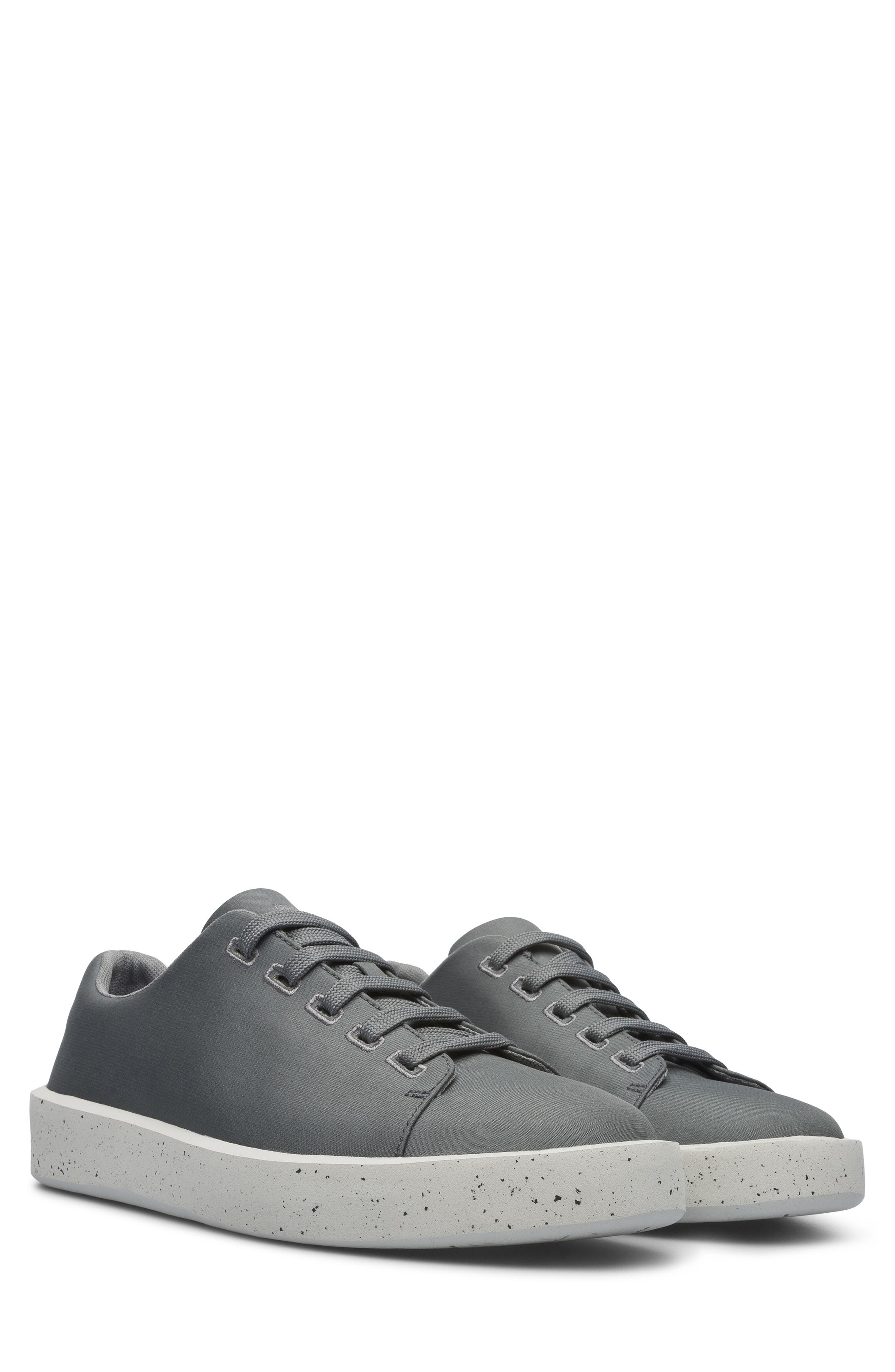 Courb Leather Sneaker, Main, color, MEDIUM GRAY
