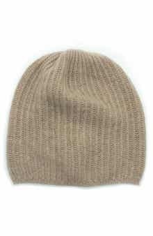 Portolano Rib Knit Cashmere Beanie