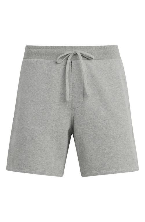 Joe's Bespoke Cotton Drawstring Shorts In Heather Grey