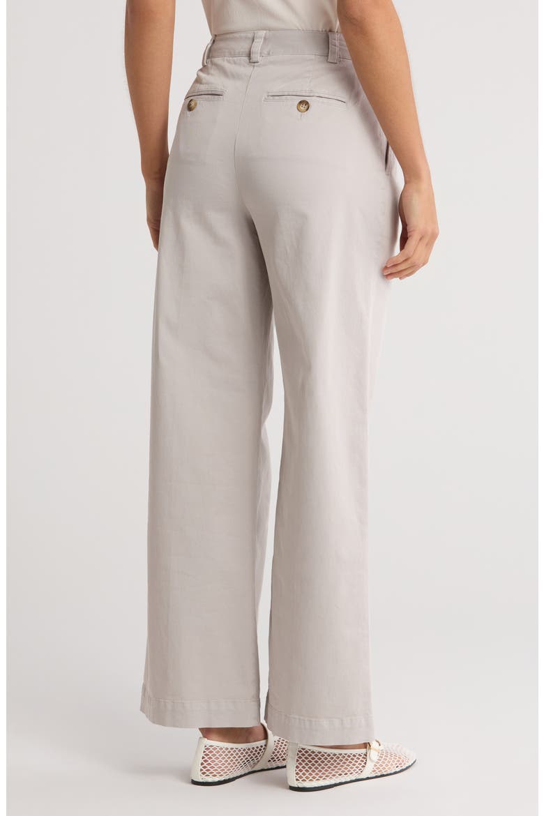 Astrid Pleated Wide Leg Pants, Alternate, color, GREY