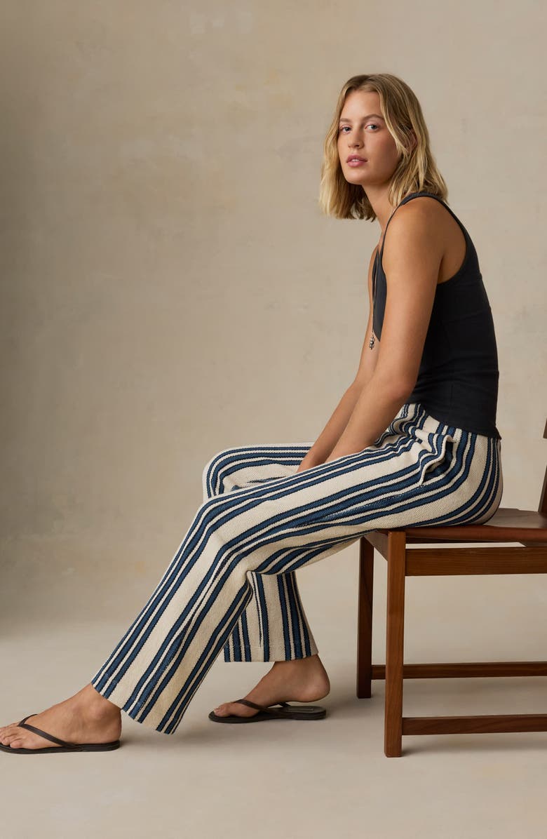 Faherty Baja Stripe Straight Leg Pants, Alternate, color, 