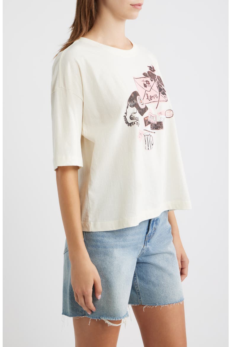 Love Letter Graphic Tee, Alternate, color, MARSHMALLOW