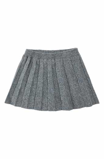 Kids' Pleated Knit Skirt