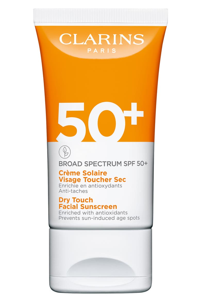 Dry Touch Face Sunscreen Broad Spectrum SPF 50+, Main, color, NO COLOR