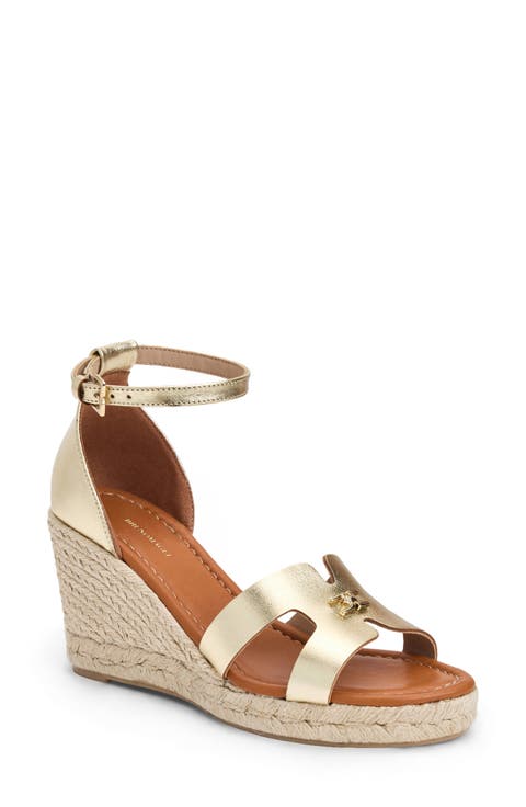 Dina Ankle Strap Wedge Sandal (Women)