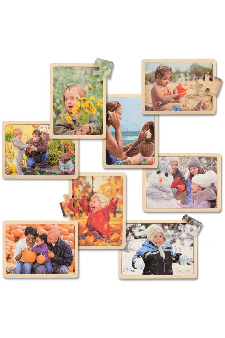 Four Seasons Puzzles - Set of 8, Main, color, Multicolor