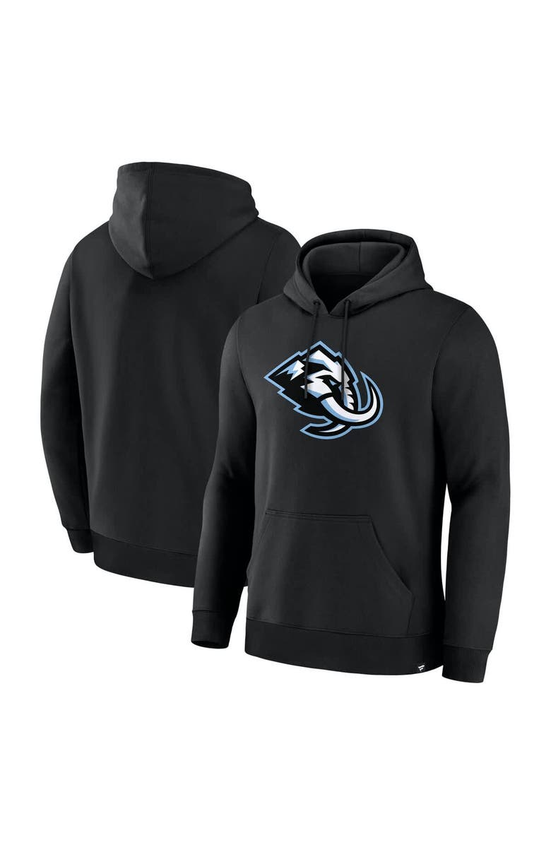 FANATICS Men's Fanatics  Black Utah Mammoth Primary Logo Legacy Fleece Pullover Hoodie, Main, color, 