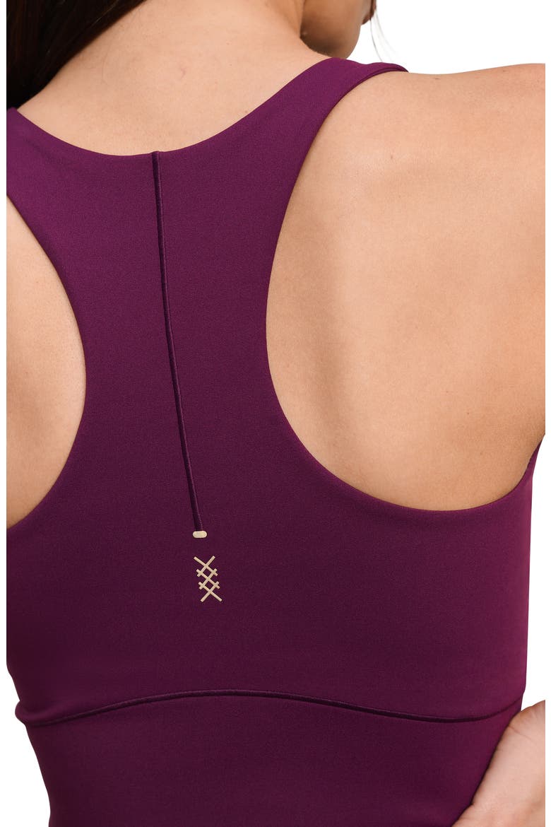 Revive Longline Bra, Alternate, color, DARK BERRY