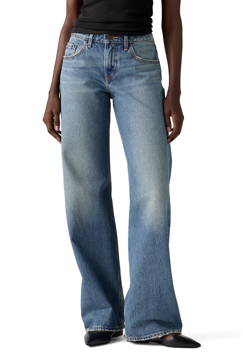Low Loose Jeans, Main, color, RESCUED CITY