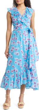 Banjanan Eris Floral Print Wrap Dress