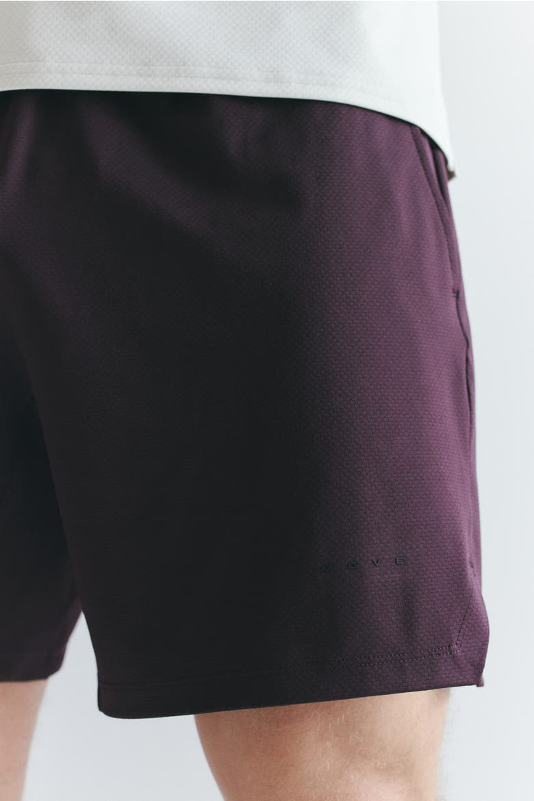 Sports Shorts With Drymove, Alternate, color, Dark plum