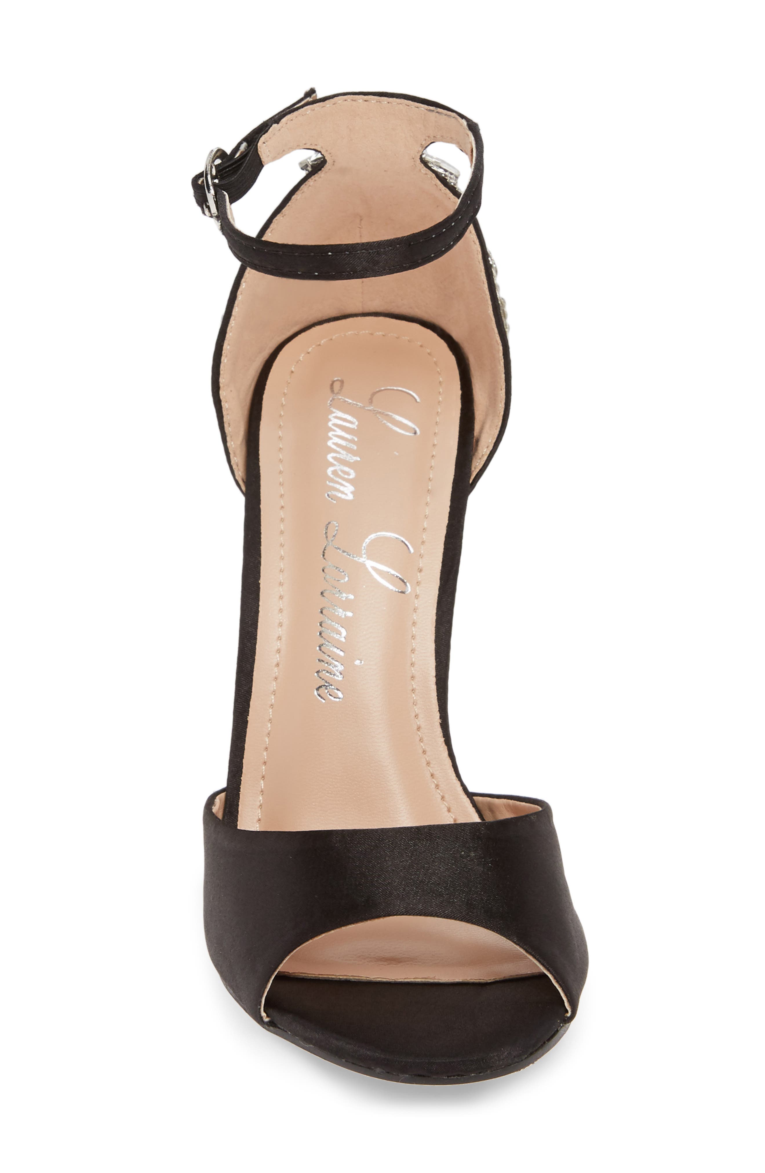 Lauren Lorraine Halsey Crystal Embellished Sandal, Alternate, color, 