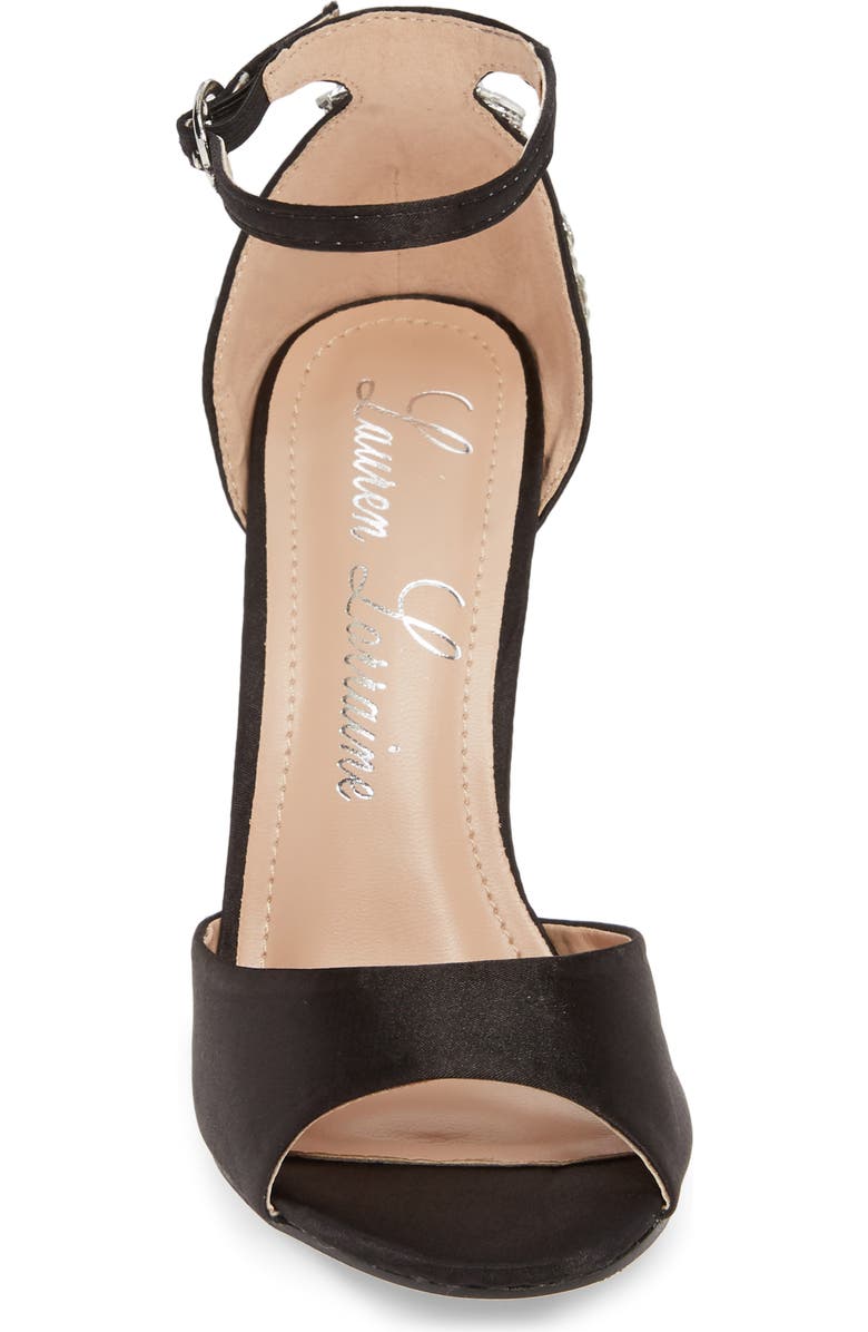 Lauren Lorraine Halsey Crystal Embellished Sandal, Alternate, color,