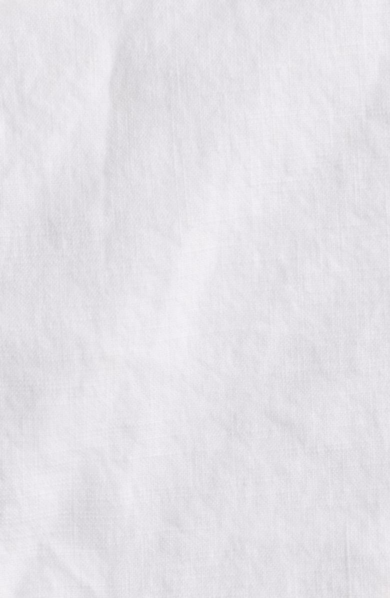 Frank & Eileen Mini Belfast Stretch Cotton Crop Peacoat, Alternate, color, White Preformance Linen