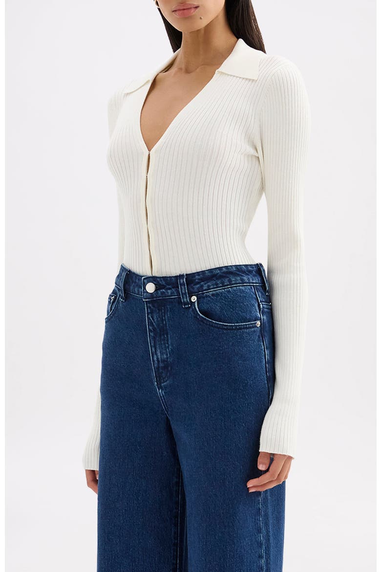 Odette Knit Top, Alternate, color, Salt