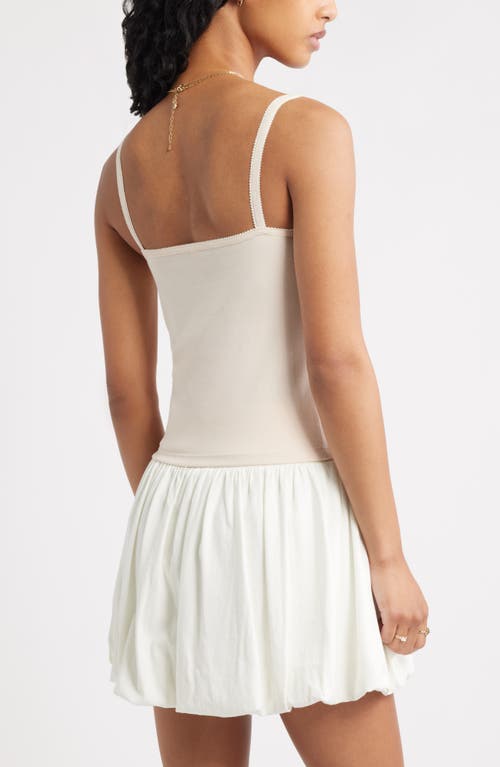 Bp. Lace Trim Camisole In White