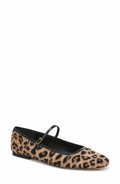 Veronica Beard Ellie Genuine Calf Hair Mary Jane Flat