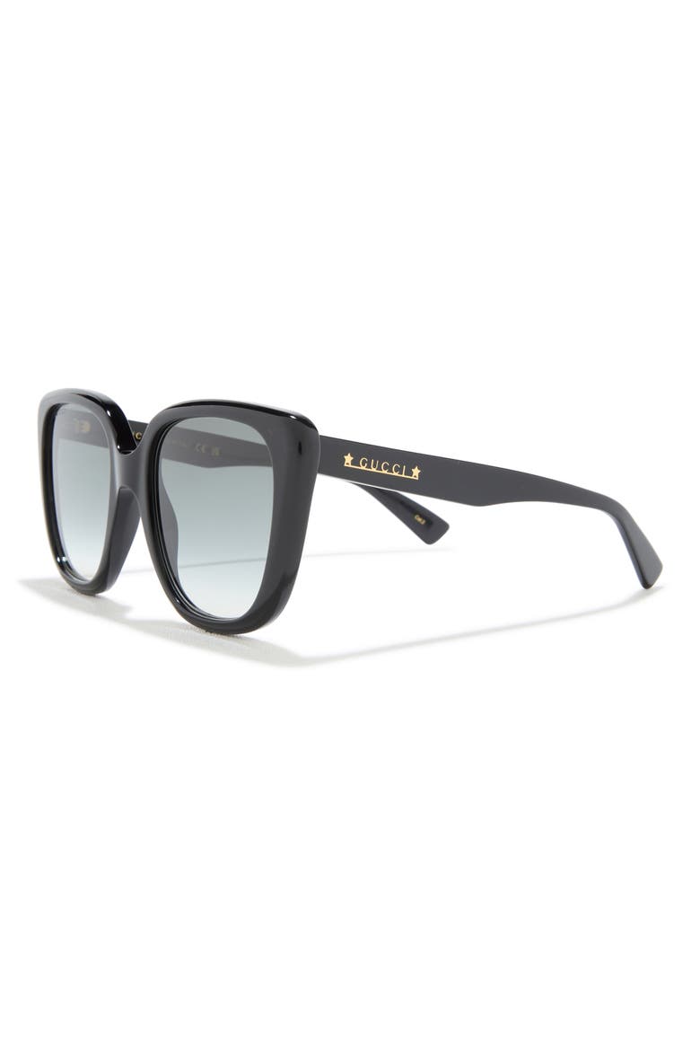 Cat Eye Sunglasses, Alternate, color, BLACK BLACK GREY