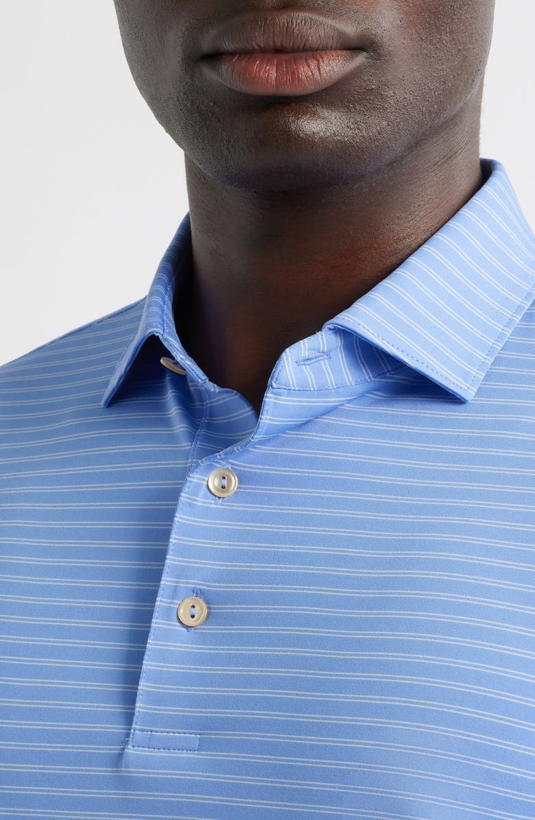 Peter Millar Eden Performance Jersey Polo, Alternate, color, Seaside Blue