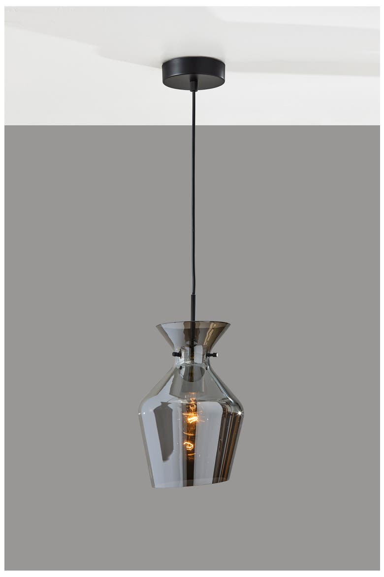 Tate Pendant Light, Alternate, color, BLACK