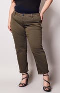 SLINK Jeans Mid Rise Ankle Boyfriend Jeans