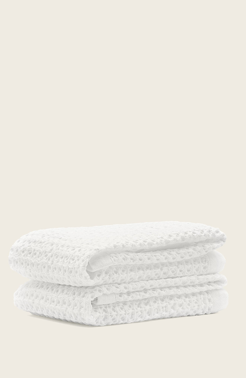 Italic Sedona Waffle Towels In White