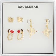 BaubleBar Kiss Me Set of 3 Earrings