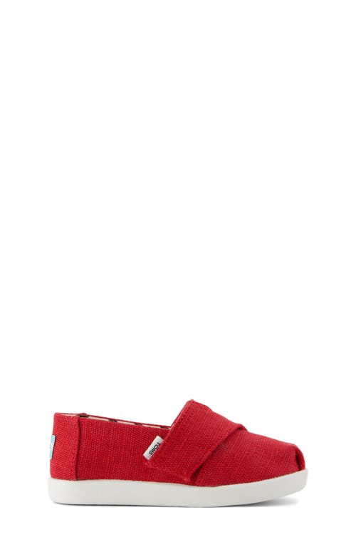 Toms Kids' Alpargata Sneaker In Red