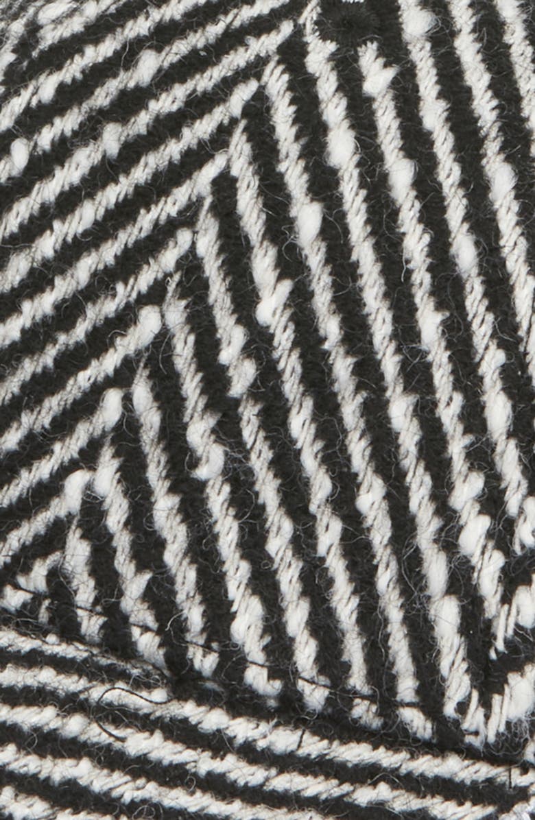 Elliot Adjustable Wool Blend Herringbone Baseball Cap