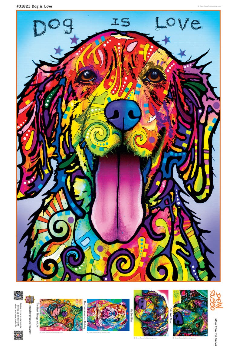 Dog is Love 300 Piece Jigsaw Puzzle, Alternate, color, Multicolor
