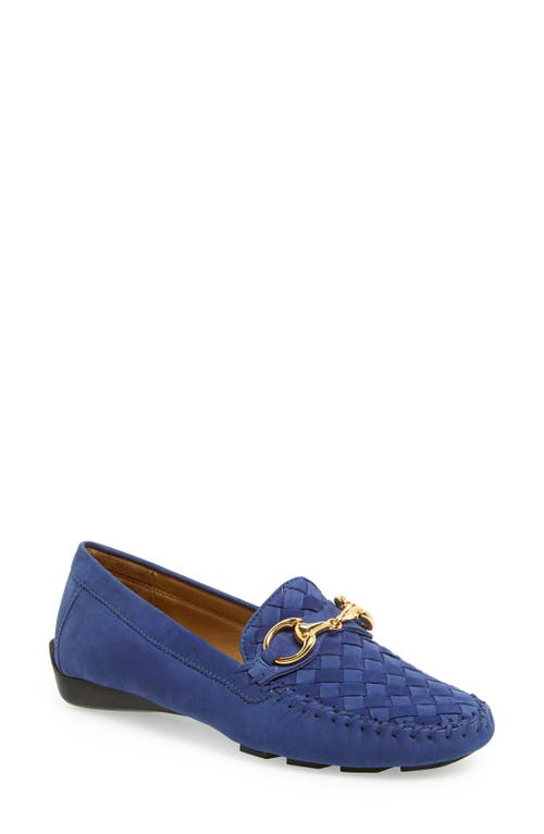 Robert Zur Perlata Loafer In Royal Cashmere Suede