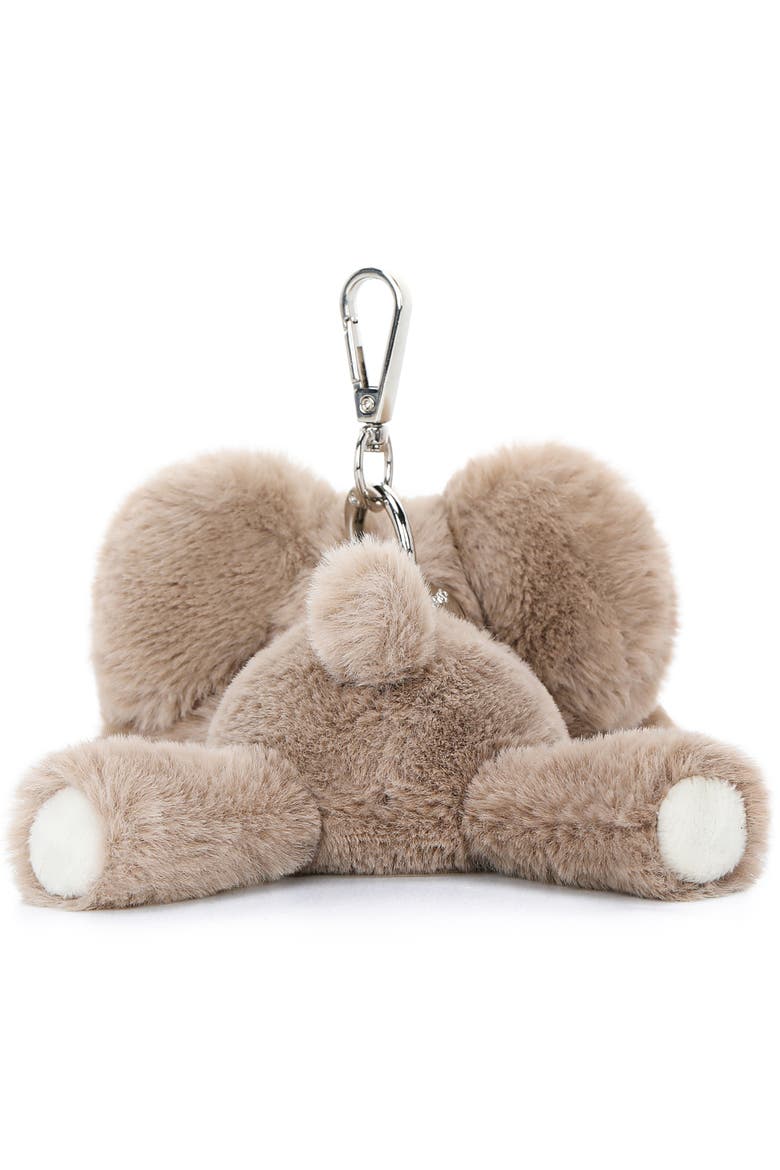 Plush Bag Charm Lazy Elephant, Alternate, color, Multicolored