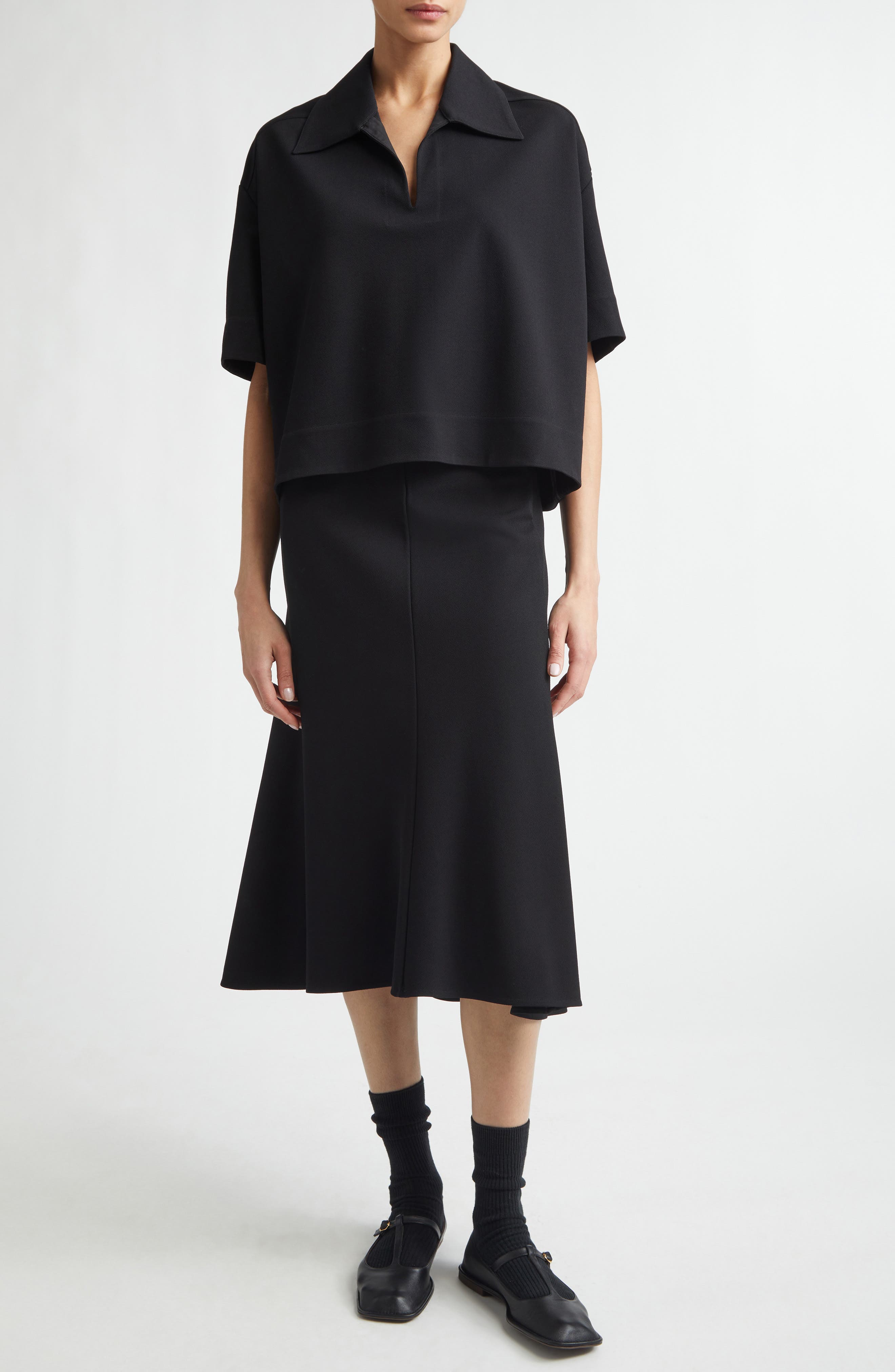 Crop Rib Polo - image 2