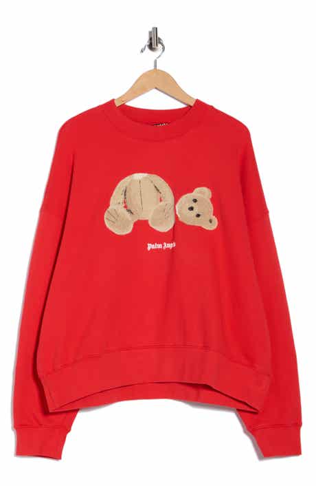 Palm Angels Textured Bear Sweatshirt