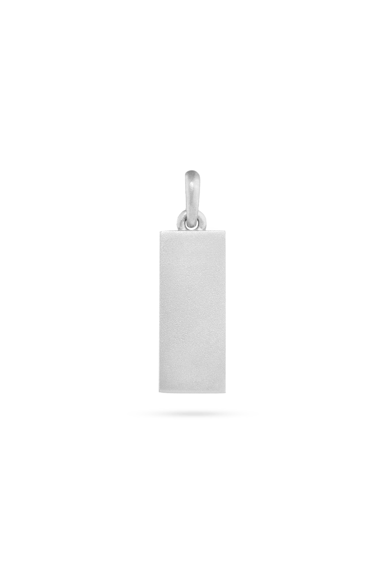Bullion Bar Pendant, Alternate, color, Platinum