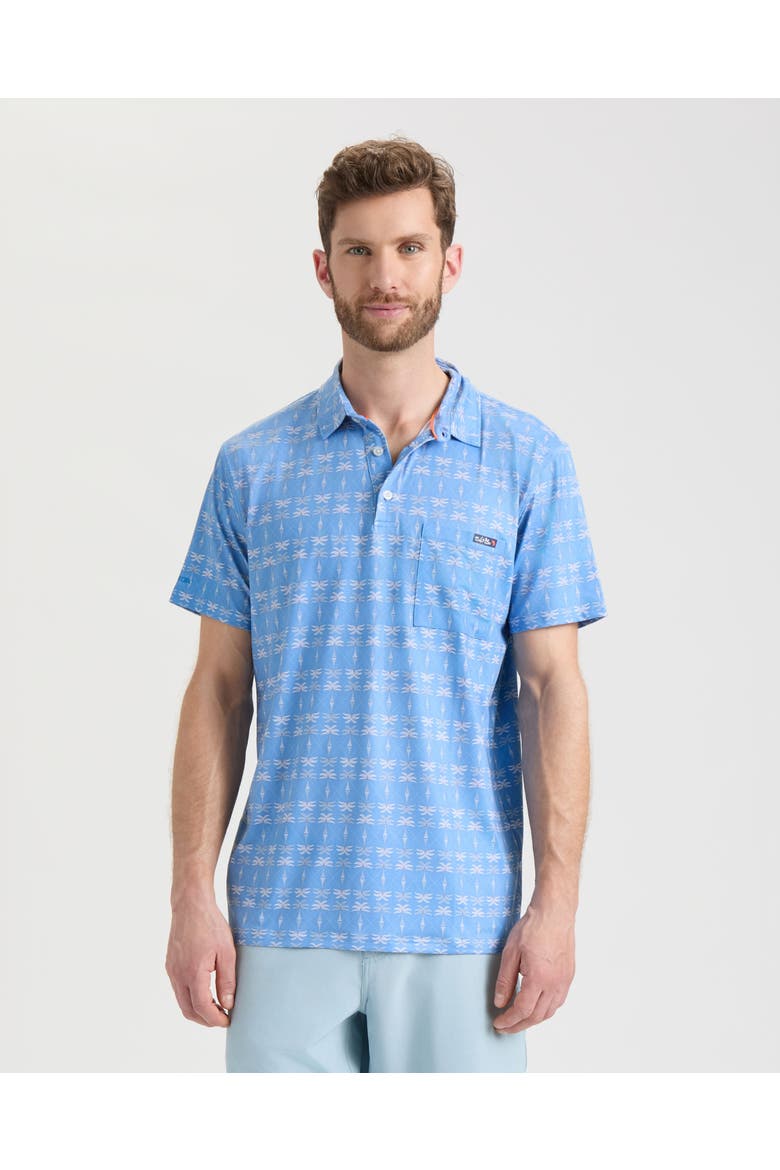 Mirrored Grove SLX Performance Polo, Main, color, Chambray