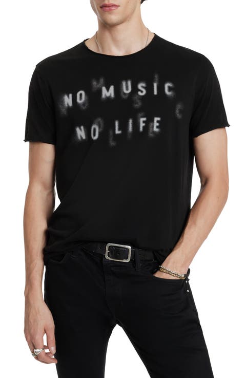 No Music Graphic T-Shirt