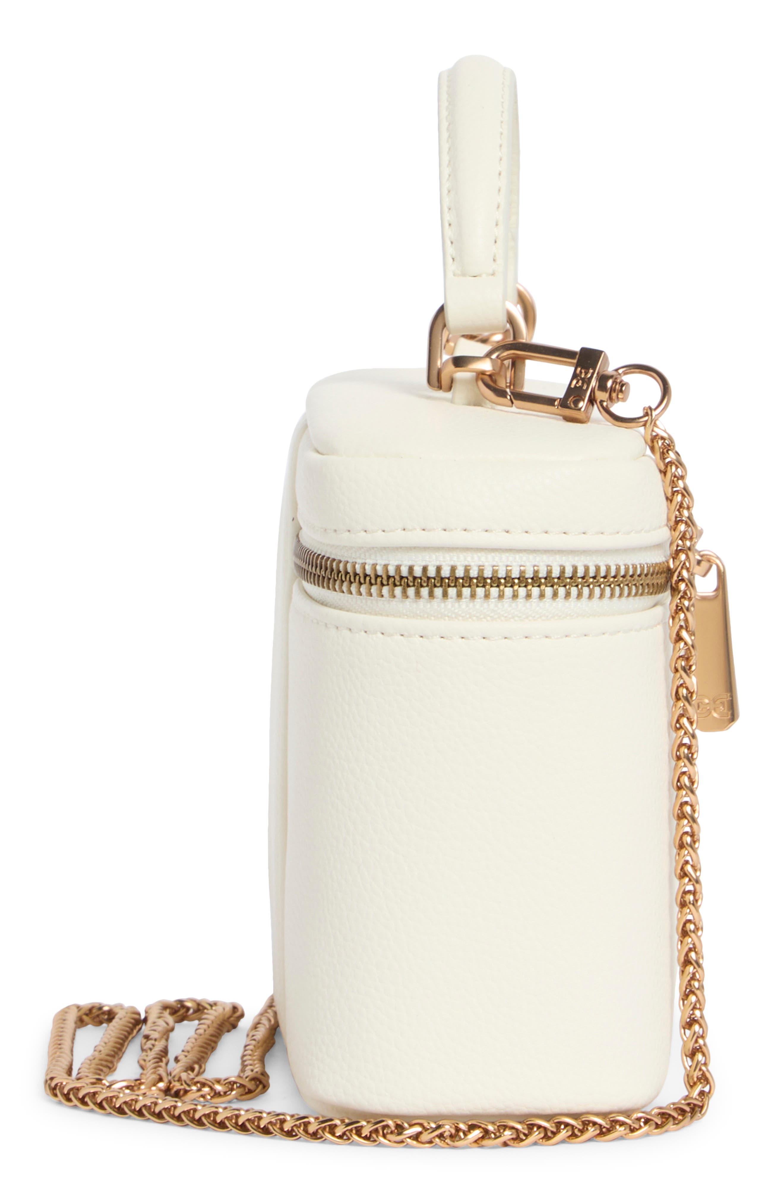 Sam Edelman Corrie Top Handle Handbag, Alternate, color, Milky White