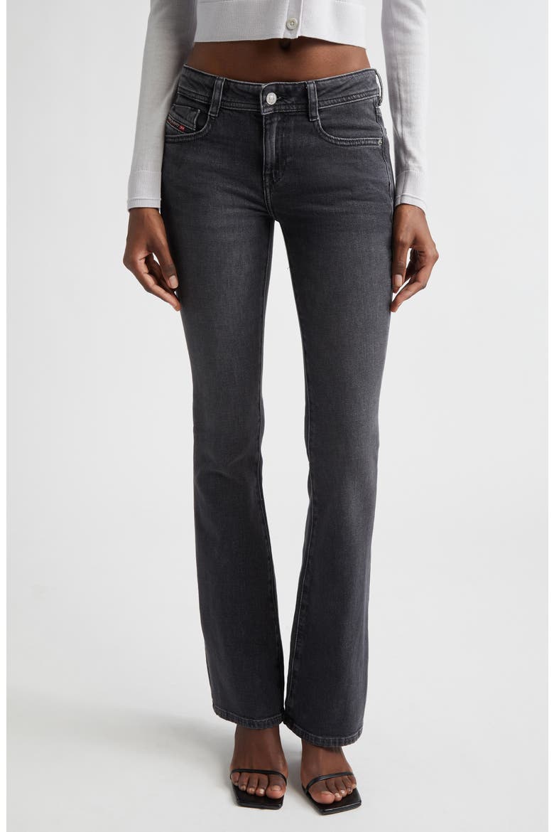 1969 D-Ebbey Low Rise Bootcut Jeans, Main, color, BLACK/ DENIM