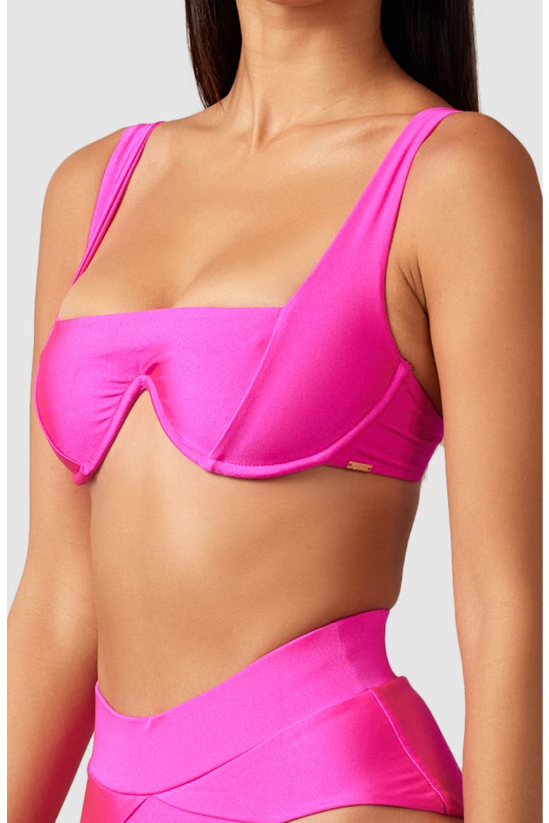 Chance Bikini Top, Alternate, color, Magenta