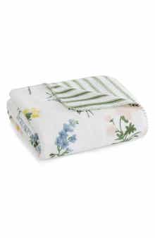 Josephine Reversible Floral Plush Throw