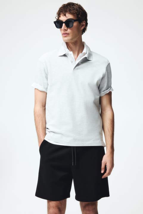Regular Fit Interlock Shorts